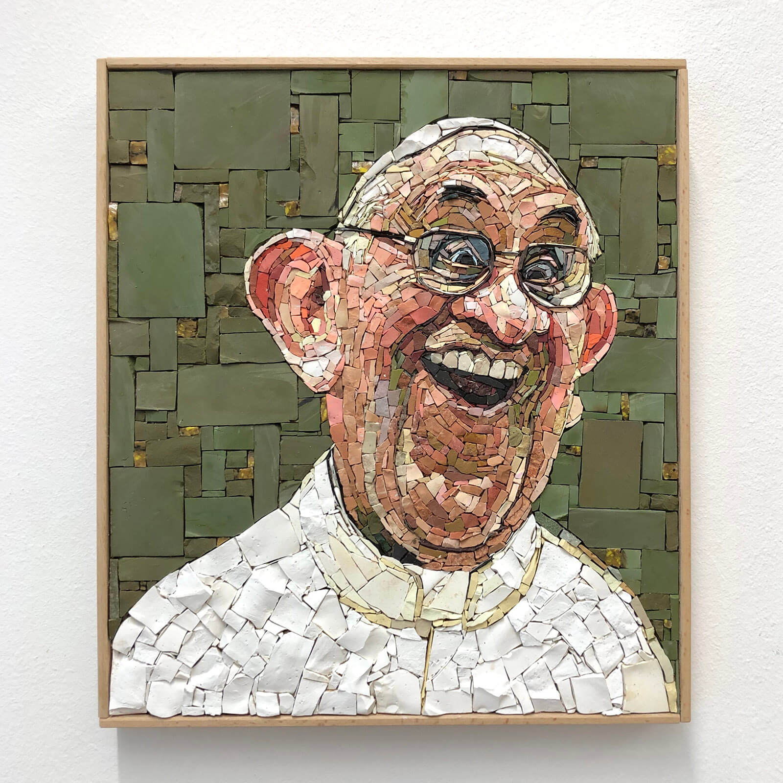 Quadro Papa Francesco Atelier dell'Astro mosaico